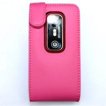 Skinnveske til HTC EVO 3D (rosa)