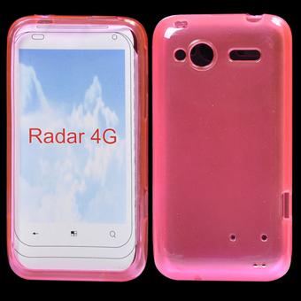 Silikondeksel HTC Radar (rosa)