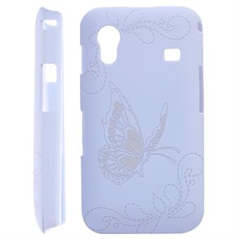 Samsung Galaxy ACE Butterfly-deksel (hvit)
