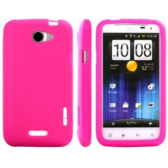 Myk silikon HTC ONE X (rosa)