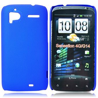 Enkelt HTC Sensation-deksel (blå)