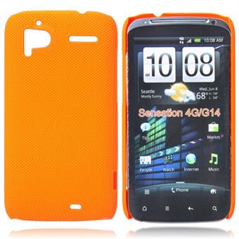 Enkelt HTC Sensation-deksel (oransje)