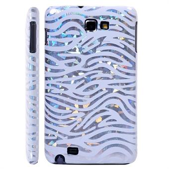 Galaxy Note Zebra deksel (hvit)