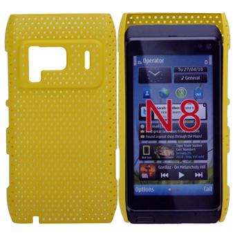 Nettdeksel til Nokia N8 (gul)