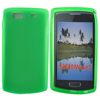 Samsung Wave 3 silikon (grønn)