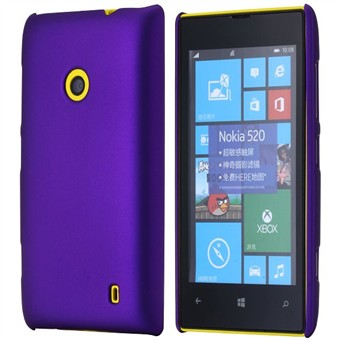 Enkelt plastdeksel for Lumia 520 (lilla)