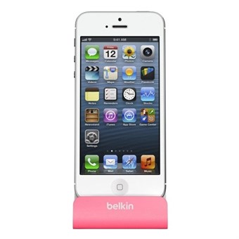 Belkin iPhone Dock Station med USB-kabel - Rosa