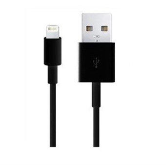 IPad / iPhone / iPod Lightning USB-kabel Sort - 2 meter