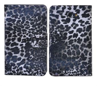 Samsung Note Leopard-deksel (svart)