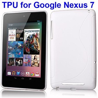 S-line silikon – Google Nexus 7 (hvit)