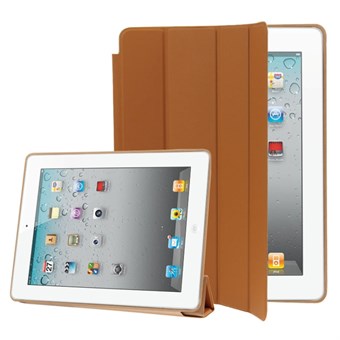 Stilig Smart Cover Sleep / Wake Up til iPad 2 / iPad 3 / iPad 4 - Brun