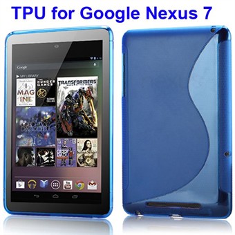 S-line silikon – Google Nexus 7 (blå)