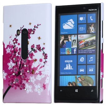 Lumia 920 Bling Motiv deksel - Blomster