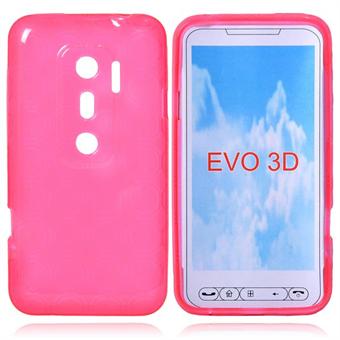Silikondeksel til HTC EVO 3D (rosa)