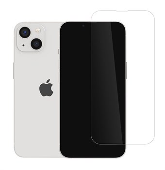 iPhone 15 og 15 Pro - Vanlig gjennomsiktig skjermbeskyttelse