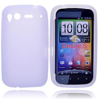 HTC Desire S silikondeksel (hvit)
