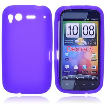 HTC Desire S silikondeksel (lilla)