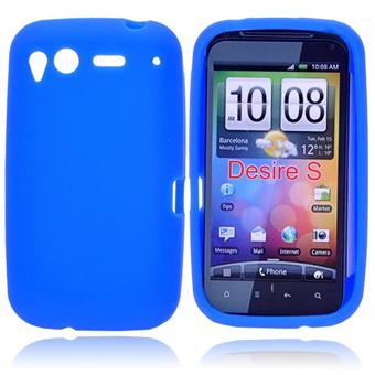 HTC Desire S silikondeksel (blå)