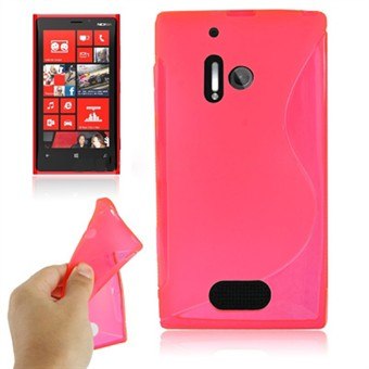 S-Line silikondeksel Lumia 928 (rosa)