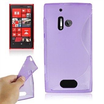 S-Line silikondeksel Lumia 928 (lilla)