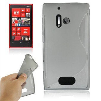 S-Line silikondeksel Lumia 928 (grå)