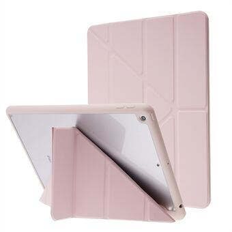 Deksel til nettbrettetui med Origami- Stand i PU-skinn med automatisk vekking/søvnfunksjon for iPad 10.2 (2021) / (2020) / (2019)