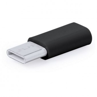 Micro USB for USB-C Adapter 145765 - Farge: Svart