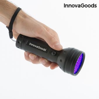 LED lommelykt med ultrafiolett lys