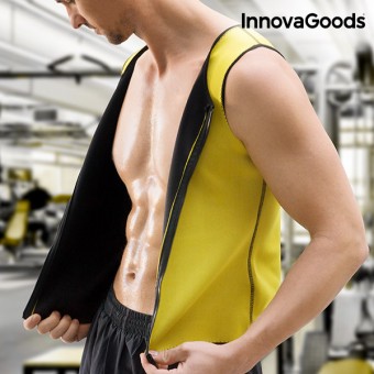 InnovaGoods Sportsvest Med Sauna Effect For Men - Størrelse: XL