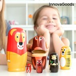 Matryoshka Dyrefigurer i Tre - Funimals  - 11 Deler