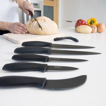 Profesjonelt keramisk knivsett (7 deler inkludert)