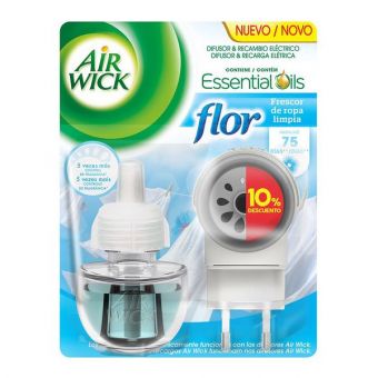 Elektrisk Luftrenser + Refill Flor (Blomster) Air Wick (19 ml)
