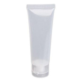 Frostet plastmyk tube - TOM kosmetikkbeholder for lotion - 50 ml