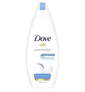 Dove Body Wash - Skånsom peeling - 225 ml