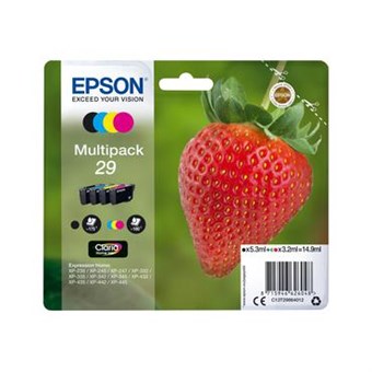 Epson 29 multipack CMYK-blekkpatron - C13T29864012
