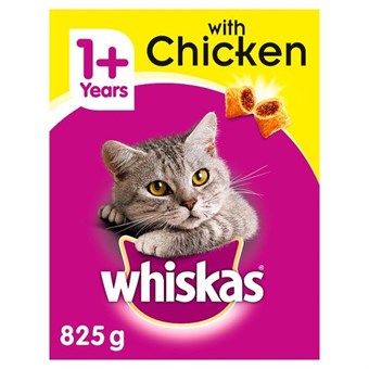 Whiskas 1+ Kylling Tørr Kattemat - 825 gram