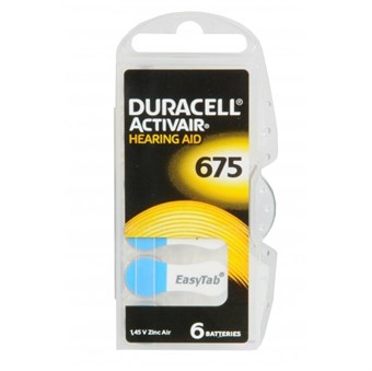 Duracell Activair 675 høreapparatbatteri - 6 stk