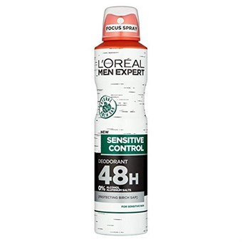 L\'Oréal Paris Men Expert Deodorant - Sensitive Control - 48 Timers Antiperspirant - 250 ml