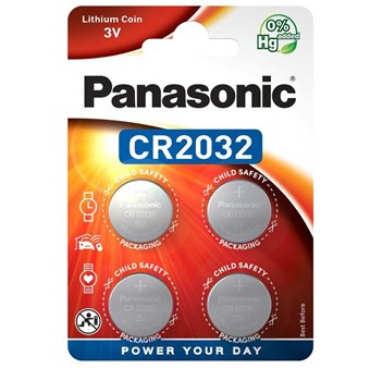 Panasonic CR2032 - Litiumbatteri - 4 stk - Passer til AirTag