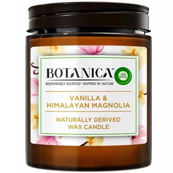 Air Wick - Botanica duftlys - Vanilje & Himalaya Magnolia - 205 gram