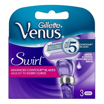 Gillette Venus Swirl - Barbering Blades - 3 pieces