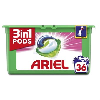 Ariel 3in1 Vaskemiddel - Pods Fresh Sensation Pink Vaskemiddel - 36 stk.