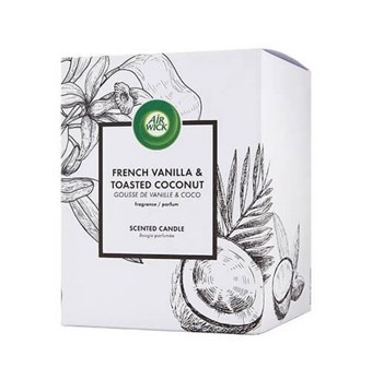 Air Wick duftlys fra fransk vanilje og ristet kokos - 220 g