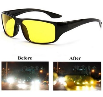 Anti-Glare Nattsyn Driver Briller - Nattkjøring - Forbedret Lysbriller Mote Solbriller - Goggles - Biltilbehør