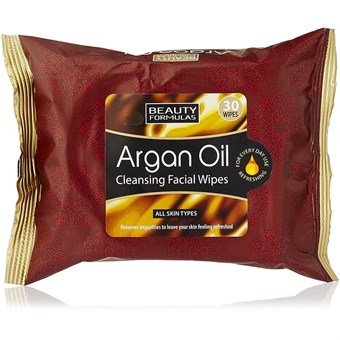 Beauty Formulas Argan Oil - Våtservietter - 30 stk.