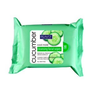 Beauty Formules - Agurk Facial Cleansing Wipes - 30 stk
