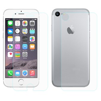 Herdet Glass for iPhone 7 / iPhone 8 / iPhone SE - Foran og Bak