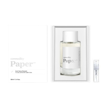 Commodity Paper - Eau de Parfum - Duftprøve - 2 ml