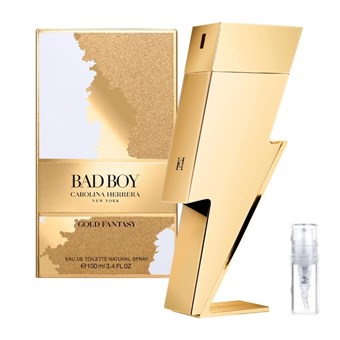 Carolina Herrera Bad Boy Gold Fantasy - Eau de Toilette - Duftprøve - 2 ml