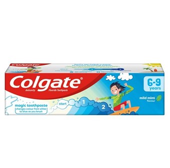 Colgate Kids Naturlig tannkrem for barn - Mild Mint - 6-9 år - 75 ml